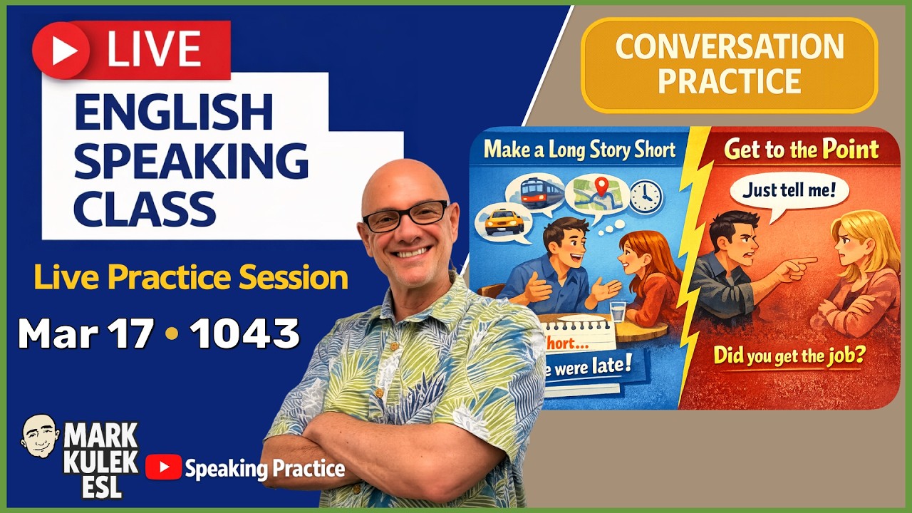 How To Start a Conversation with Mark Kulek ESL (Live Stream Class - 1043)