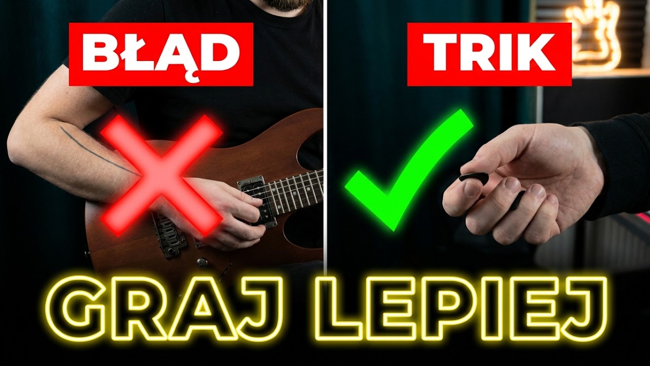 Błędy PRAWEJ ręki - jak grać LEPIEJ!
