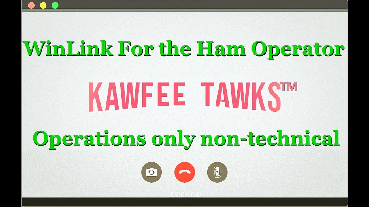 FairLawnARC.org: Introduction to #WinLink Operations - Kawfee Tawk℠ By Jim Cooper, W2JC