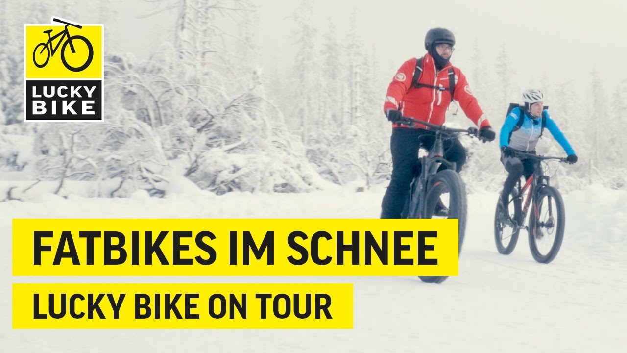 Lucky Bike on Tour - Winter-Edition: Mit dem Fatbike im Schnee