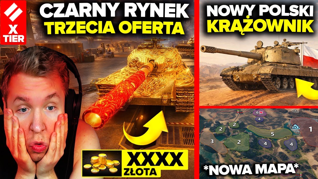 ZNAMY TRZECIĄ OFERTĘ na CZARNYM RYNKU?! NOWY POLSKI KRĄŻOWNIK, DZIWNA MAPA i SUPERTEST!