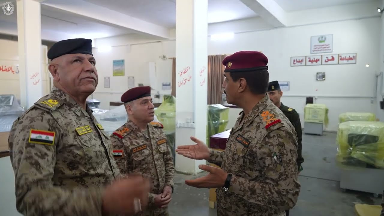رئيس أركان الجيش يزور مديرية المطابع العسكرية في مجمع باب المعظم