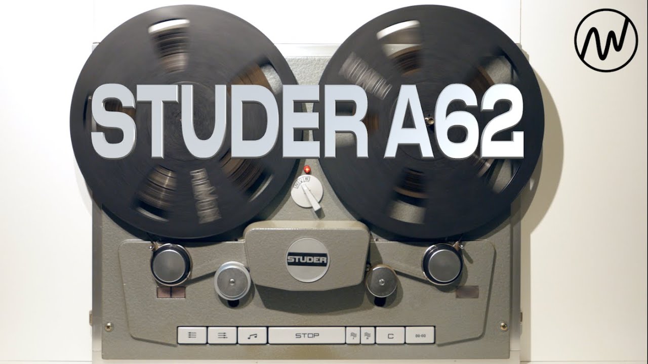 STUDER A62, REAL ANALOG STUDIO TAPE MASTER! No Simulation, no Plug In s !