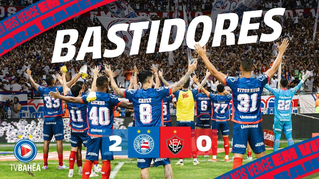 BAHIA 2 x 0 VITÓRIA - BASTIDORES - BRASILEIRÃO (11/08/24)