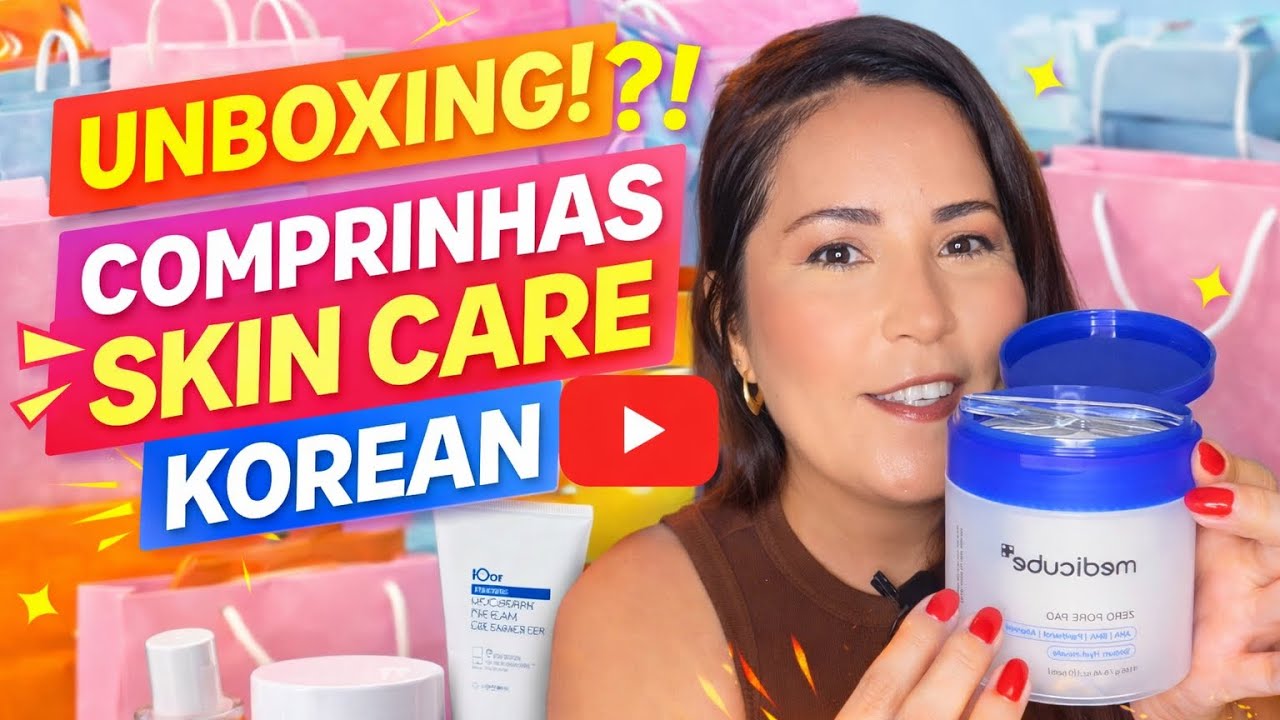 UNBOXING COMPRINHAS SKINCARE KOREAN @koksarakbeauty #skincare #korean 
