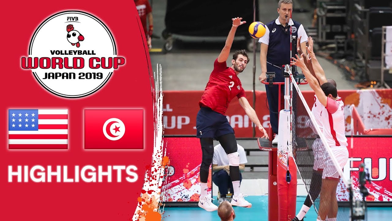 USA vs. TUNISIA - Highlights | Men's Volleyball World Cup 2019
