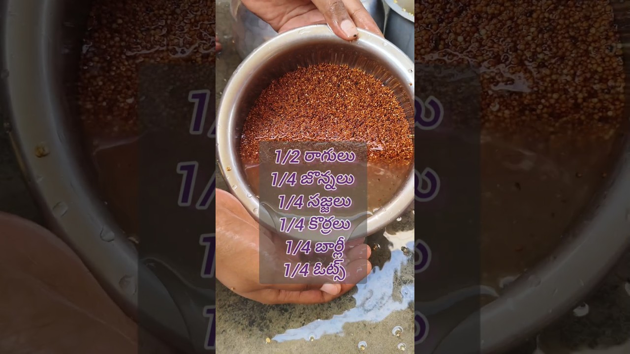 Multigrain Sprouted Ragi Malt 💪 Summary Healthy Drink🍷 #healthyfood #summerdrink #trendingvideo