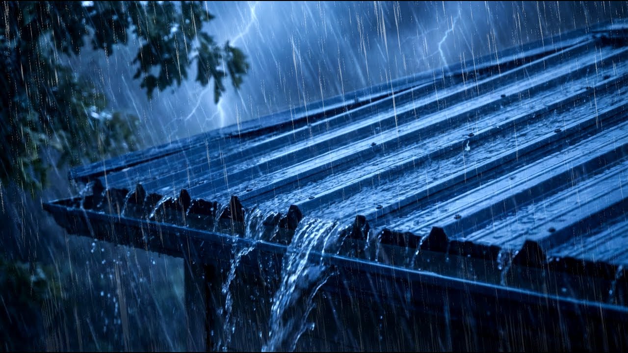 Thunder Ambience 💤 Say Goodbye to Insomnia | Version 464 Rain and