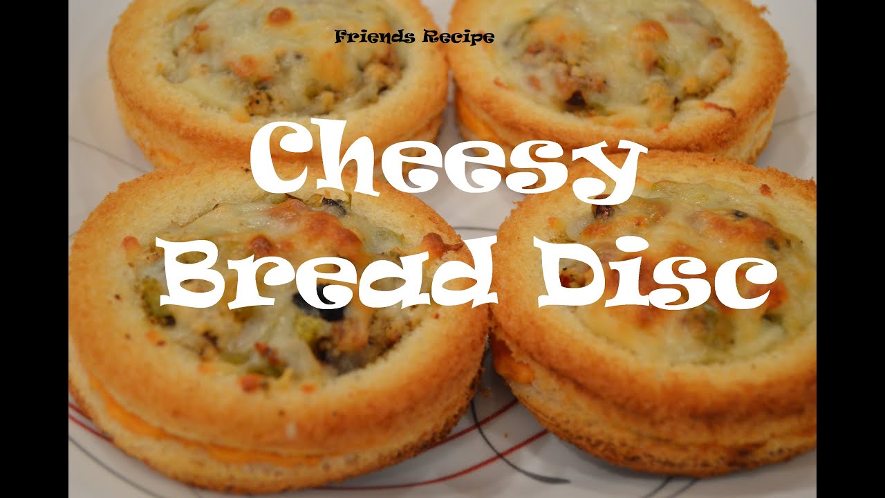 Cheesy Bread Disc | Cheesy Veg Disc | Baked Bread Appetizer