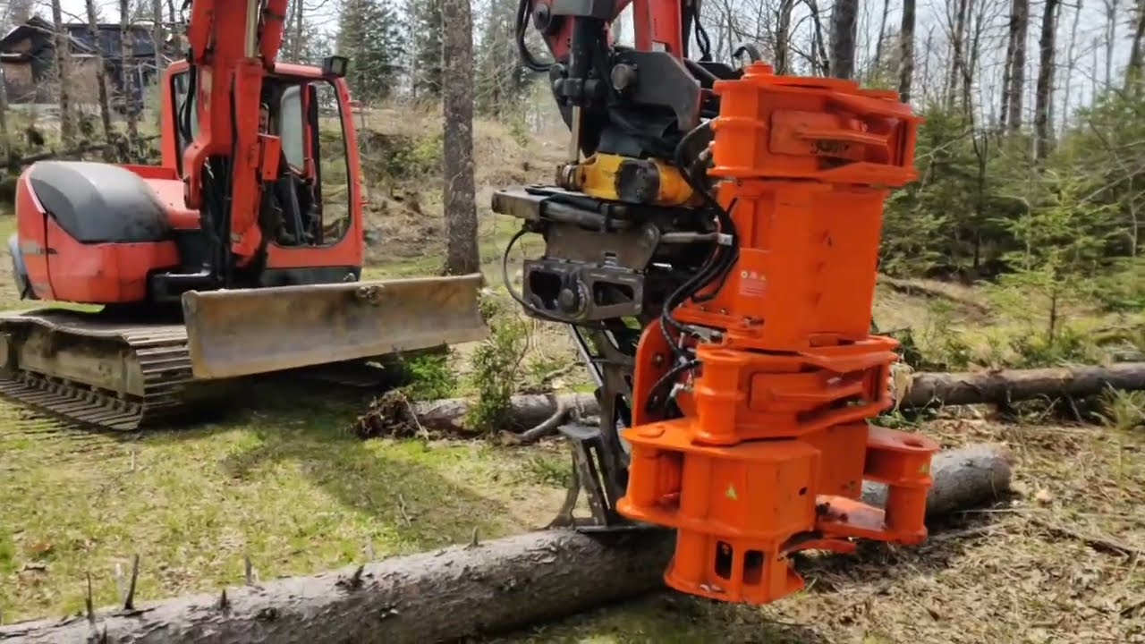 Biojack tree shear combi saw with 90 tilt and heel tool.