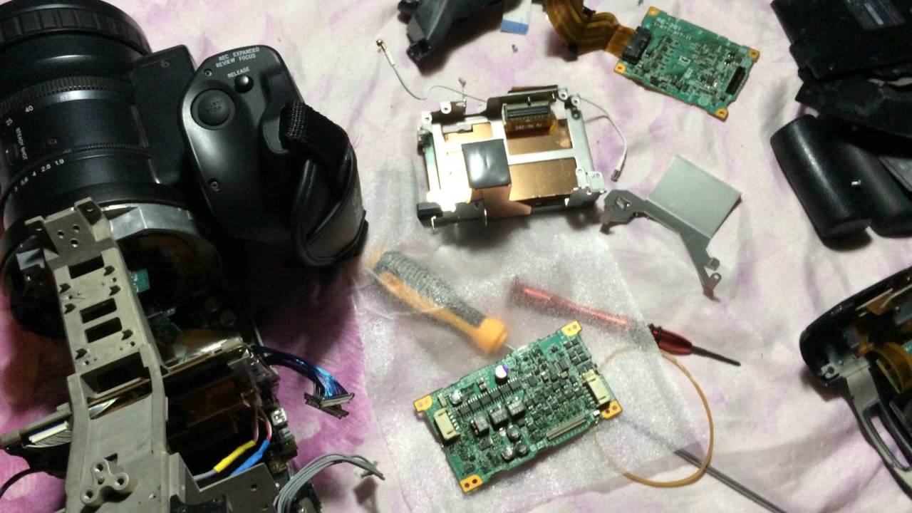 How To Repair Camera  Sony PMW EX3   HD  إصلاح الكاميرا