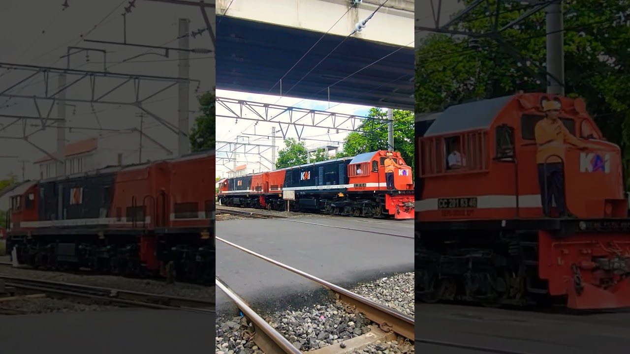 Double Traksi Loko CC201 RnB Mutasi Ex Sumatera Menuju Balai Yasa Yogyakarta..