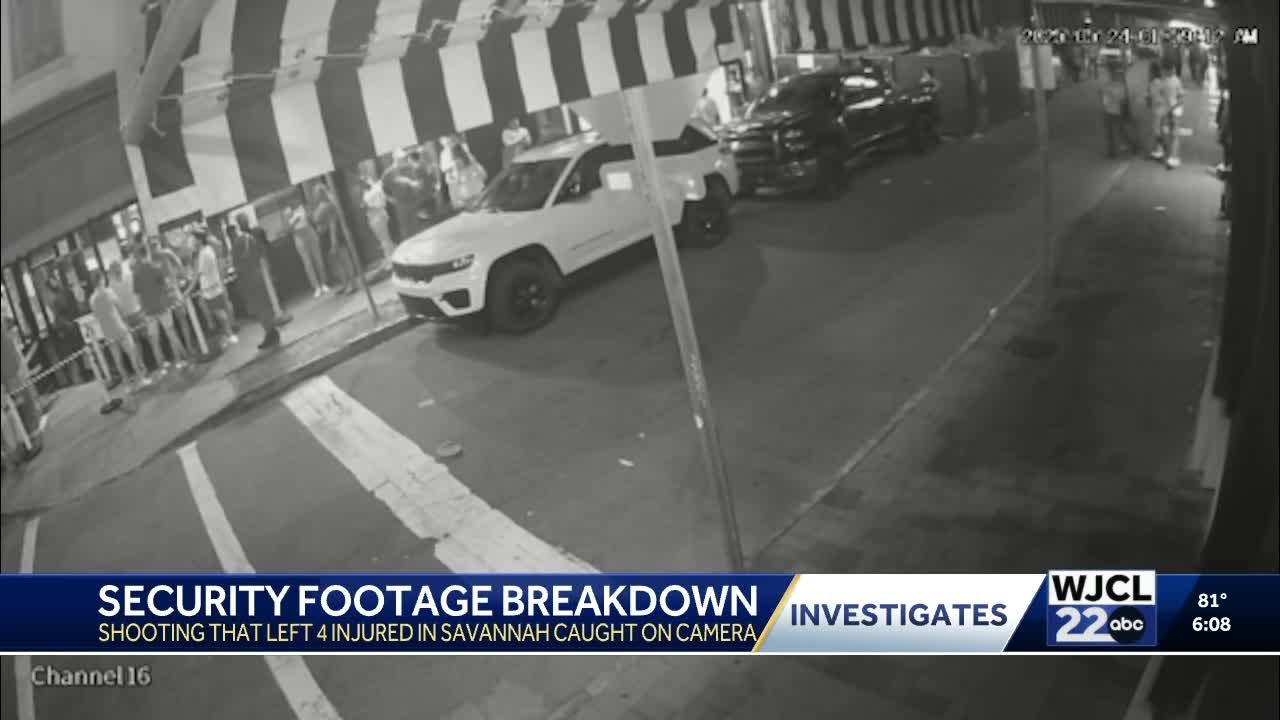 Surveillance video captures chaotic Savannah shooting near Ellis Square