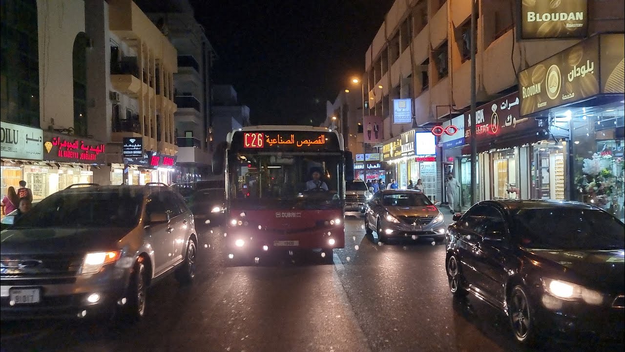 Dubai bus ride 