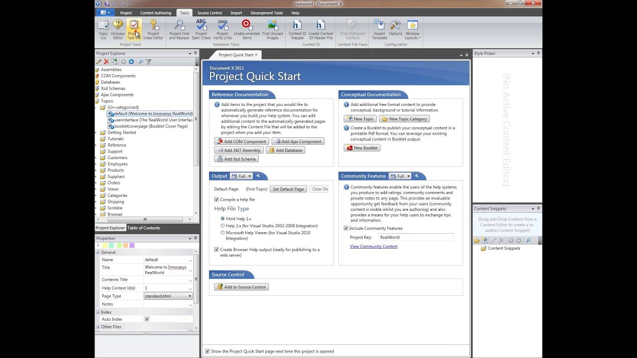 Introduction to Tasks in Document! X and HelpStudio