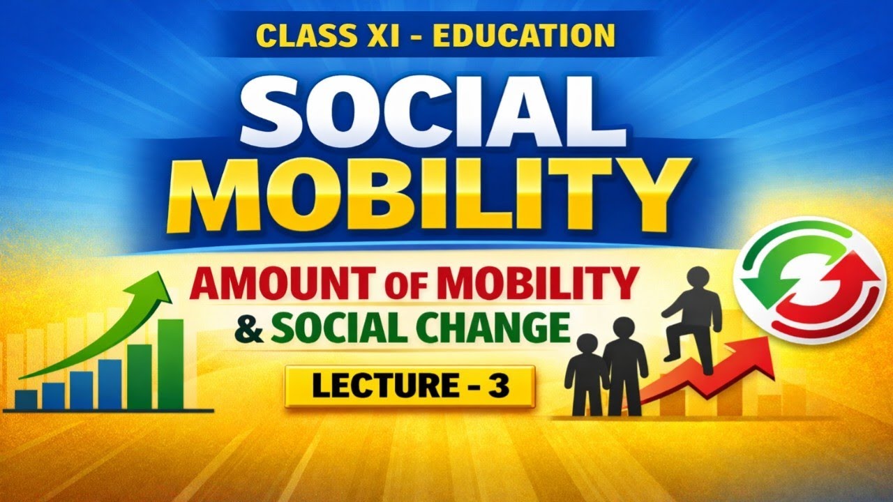 SOCIAL MOBILITY | AMOUNT OF MOBILITY | SOCIAL CHANGE | LECTURE-3