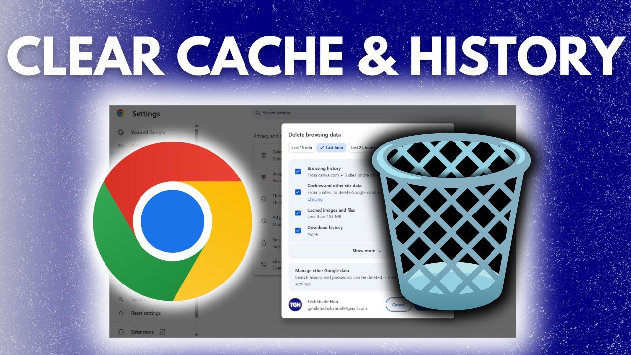 Delete Chrome Browsing History & Cache (Step-by-Step)