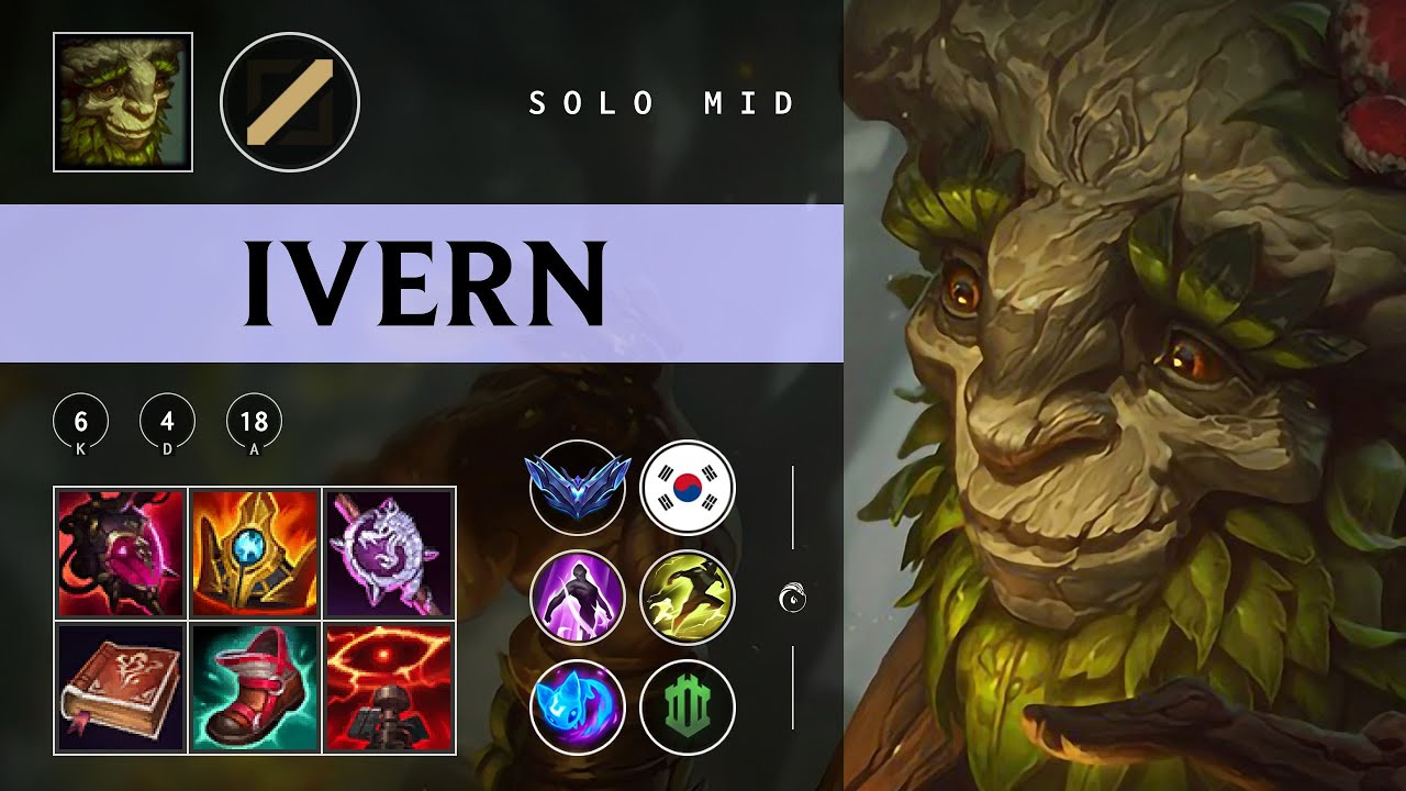Ivern Mid vs Syndra - KR Diamond Patch 25.24