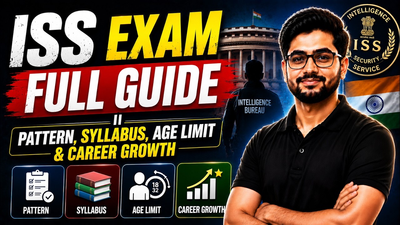 ISS Exam Full Guide || Pattern, Syllabus, Age Limit & Career Growth  || Mathstats @8810409392