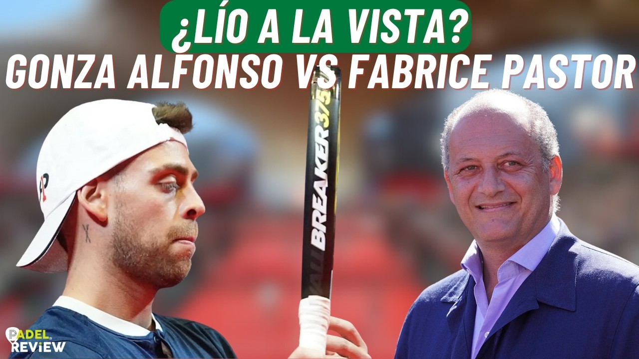 GONZA ALFONSO VS FABRICE PASTOR - CRUCE DE PALABRAS EN EL A1PADEL MASTER DE VENEZUELA