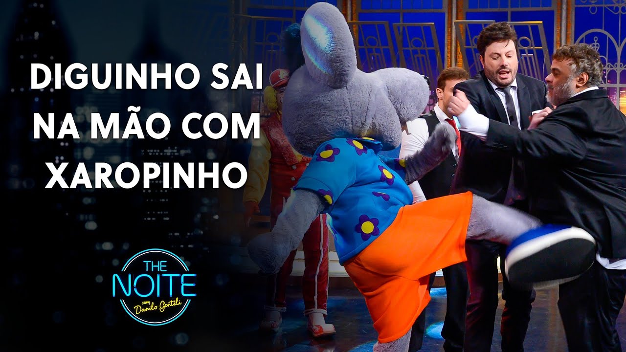 Diguinho interrompe show e agride integrantes da banda do Xaropinho | The Noite (02/06/22)