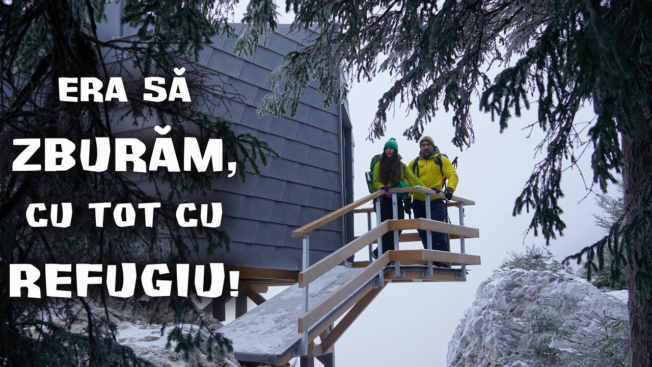 Vânt puternic la CABINA PANORAMICĂ vf. Ucigaşul | Trasee de via ferrata în Cheile Bicazului