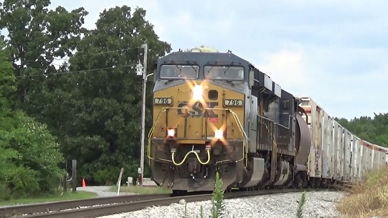 Great 2nd gen K5HL! CSX 796 w/ Loud Chug Leads Manifest Q647 on 8/2/18