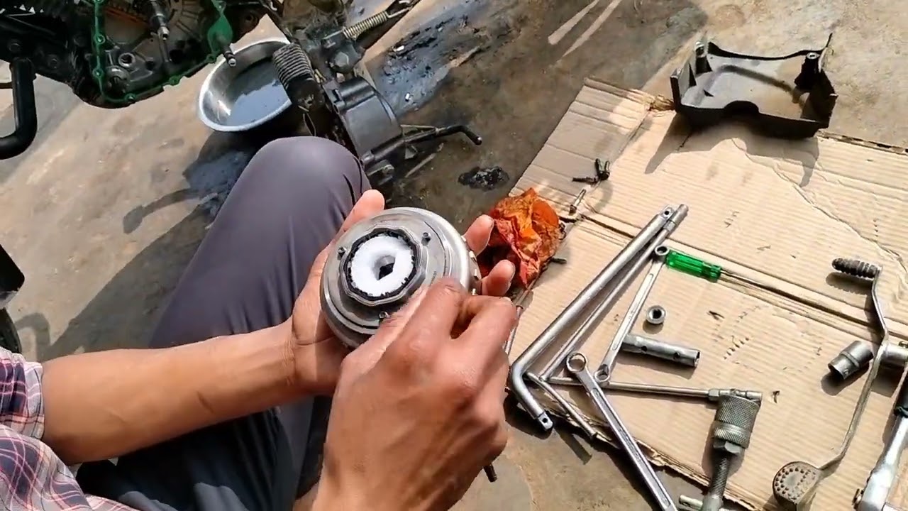 ## TVS bs6 sport bike magnet issue problem solve kare video ke madhyam se