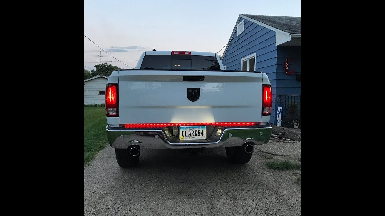 Ambother LED Tailgate Bar Install