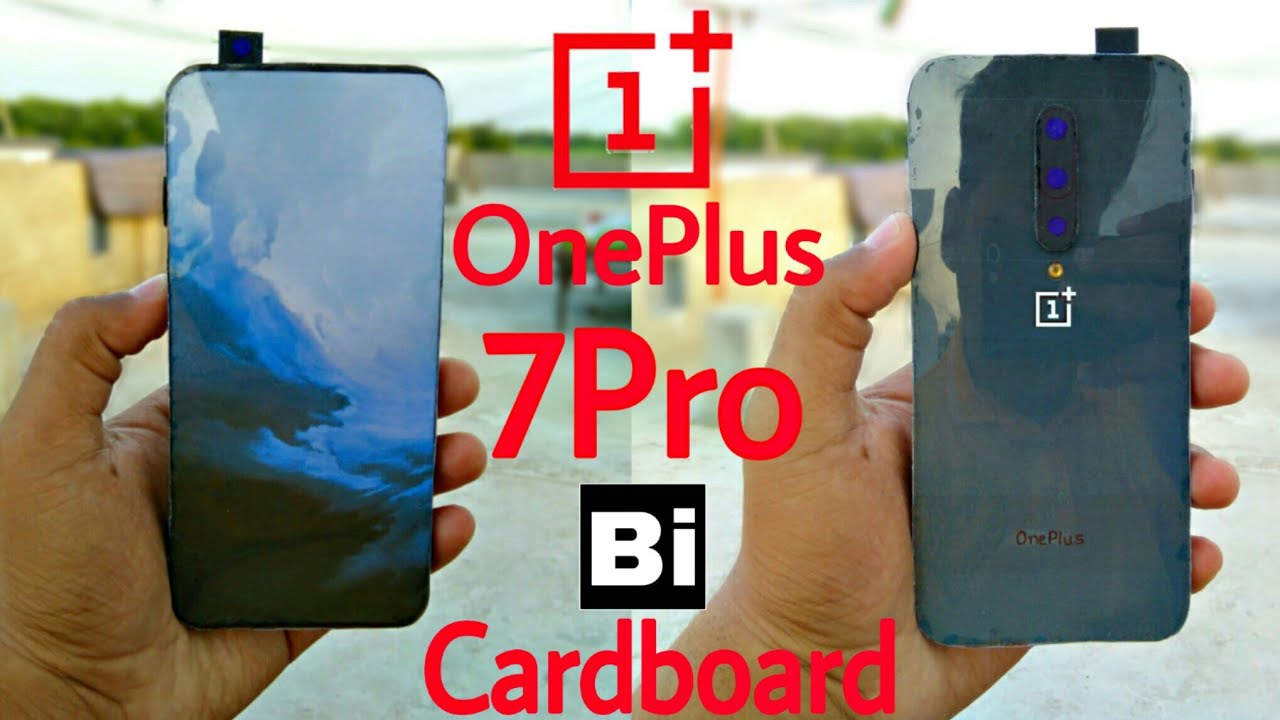 OnePlus 7 Pro from Cardboard | Pop Up Camera | Cardboard,Paper | Bi