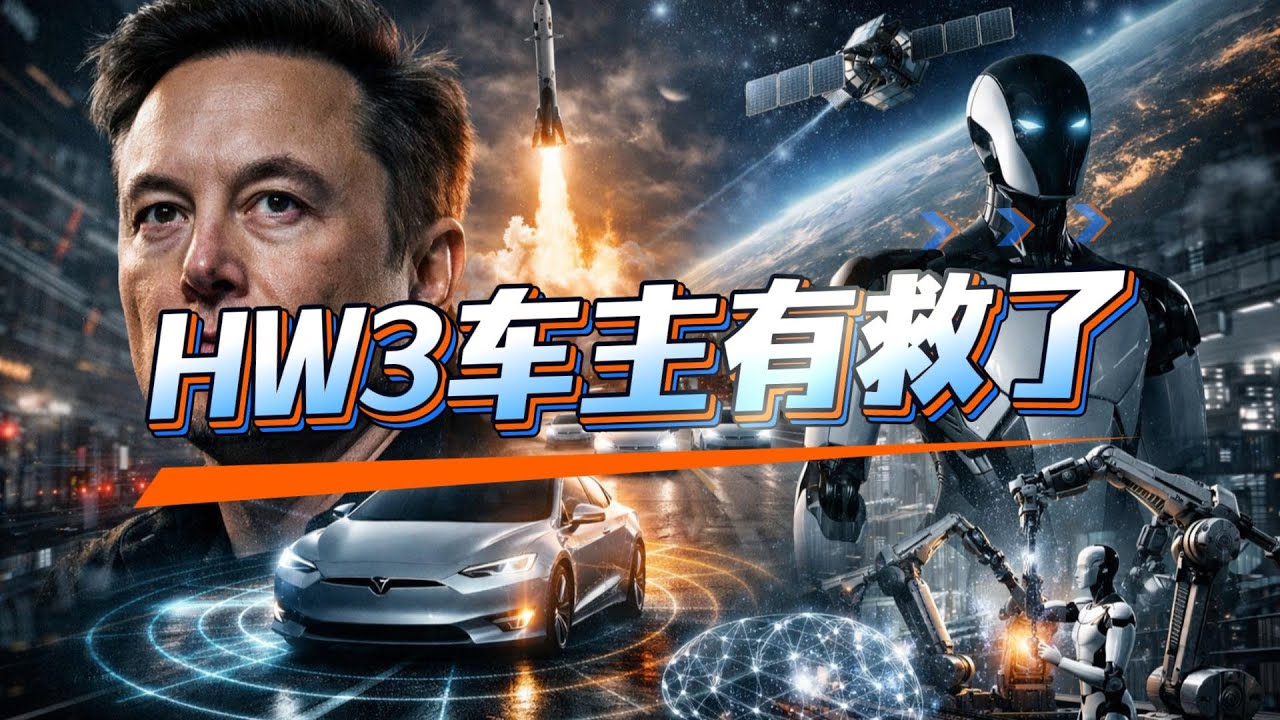 1/25 HW3 HW3 无监督悬了｜免费换 HW4 压力山大｜FSD 买断倒计时｜Robotaxi 加速扩张｜Optimus 进奥斯汀采数｜闭环浮出水面#马斯克  #特斯拉 #optimus