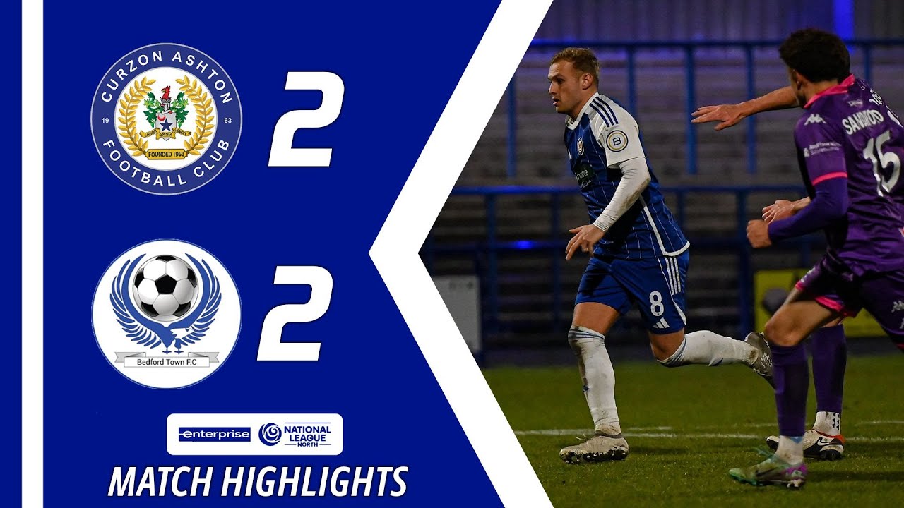 Обзор матча | Керзон Эштон 2-2 Бедфорд Таун | Национальная лига Север