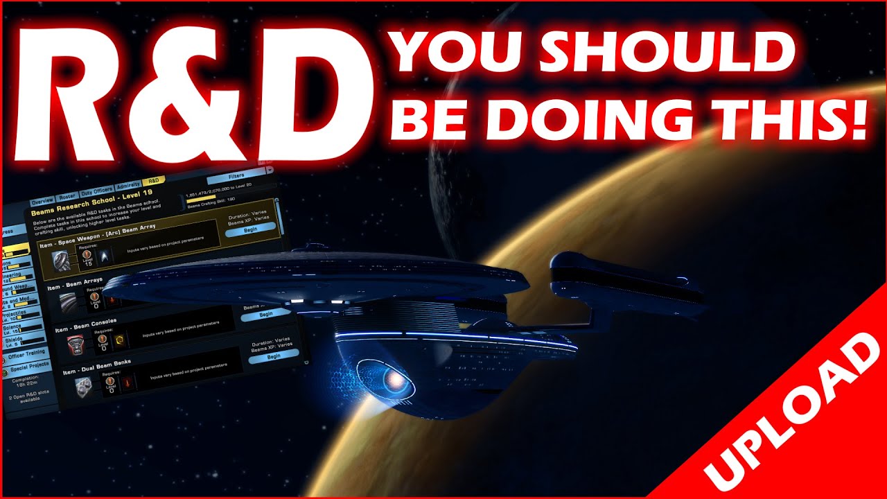 R&D You Need To Be Doing How To Crafting Guide Beginners Star Trek Online (2023)