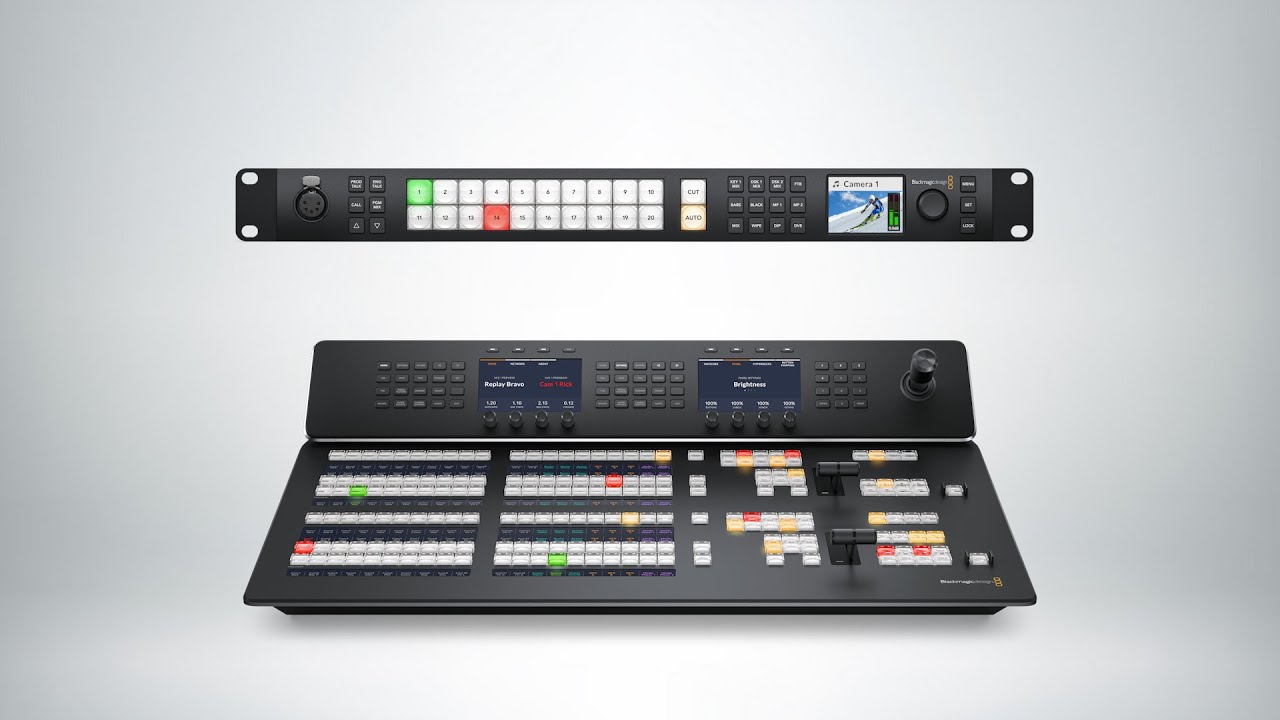 Blackmagic Design Showcases ATEM 2 M/E Constellation and Advanced Panel at NAB New York 2022.