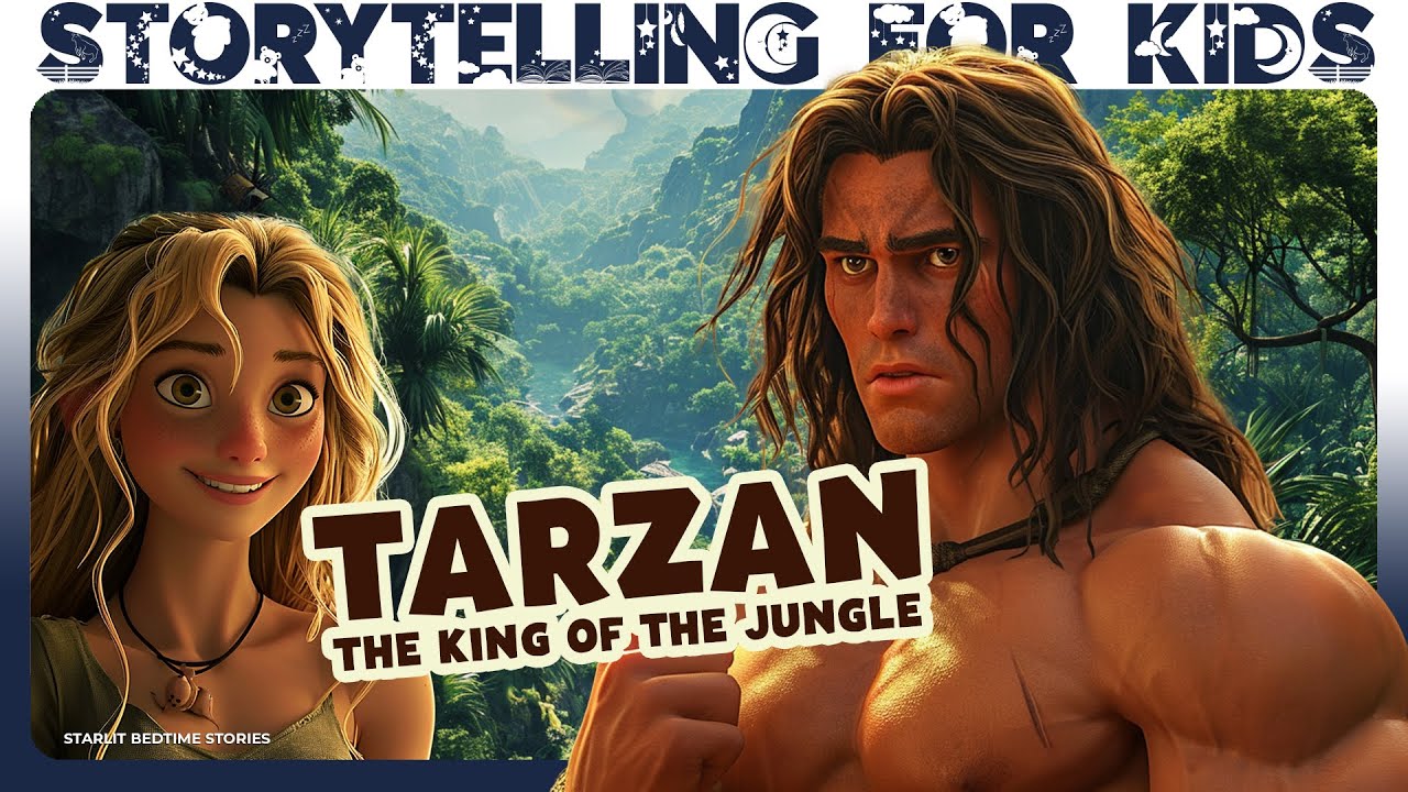 Tarzan: The King of the Jungle | Storytelling for Kids | Calm Narration & Soothing Music