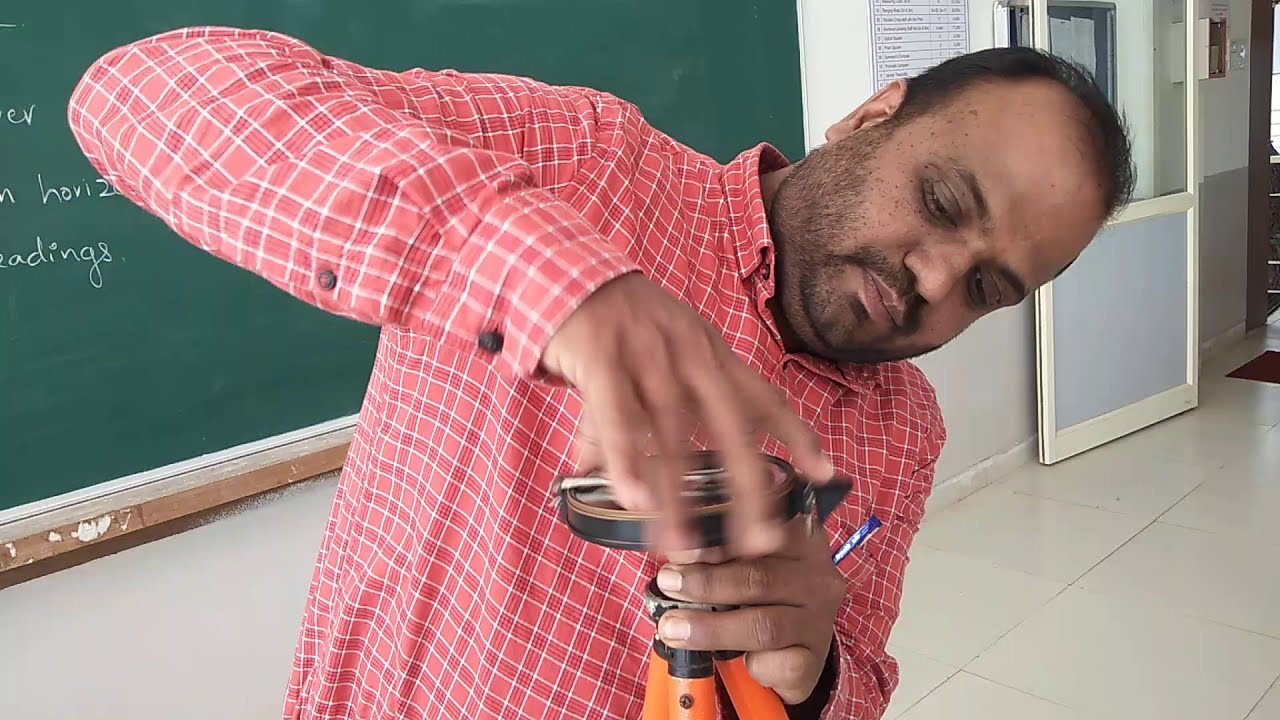 Surveying_Temporary Adjustments of Prismatic Compass