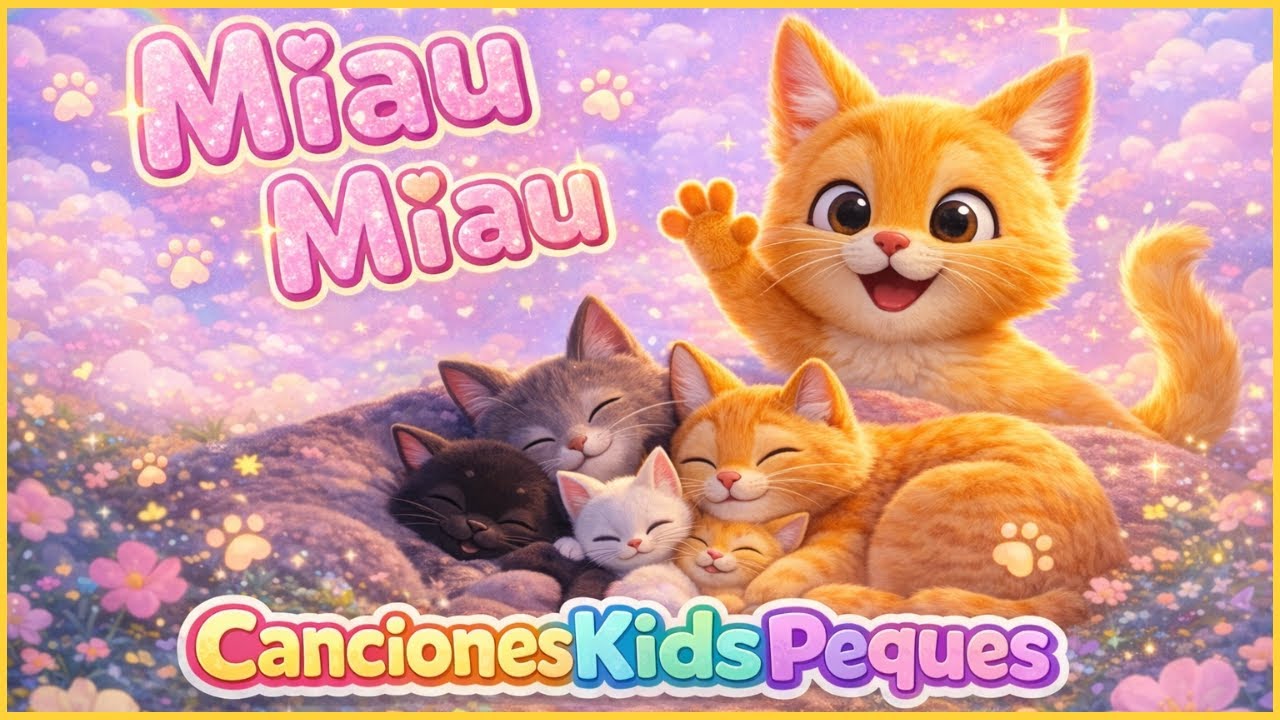 El gato amarillo baila y salta 🐱🎵
