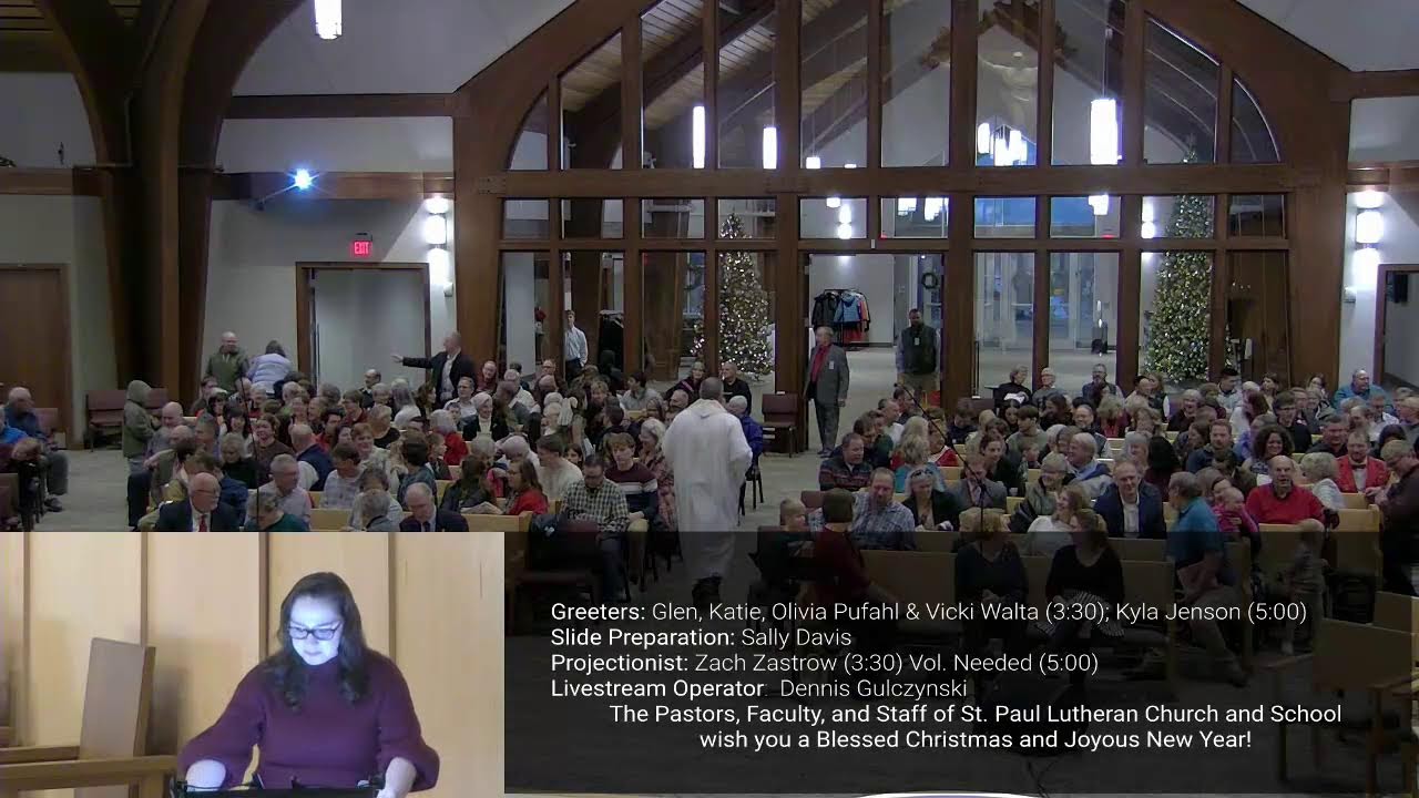 Christmas Eve Worship, Signed, 3:30 PM, December 24, 2025