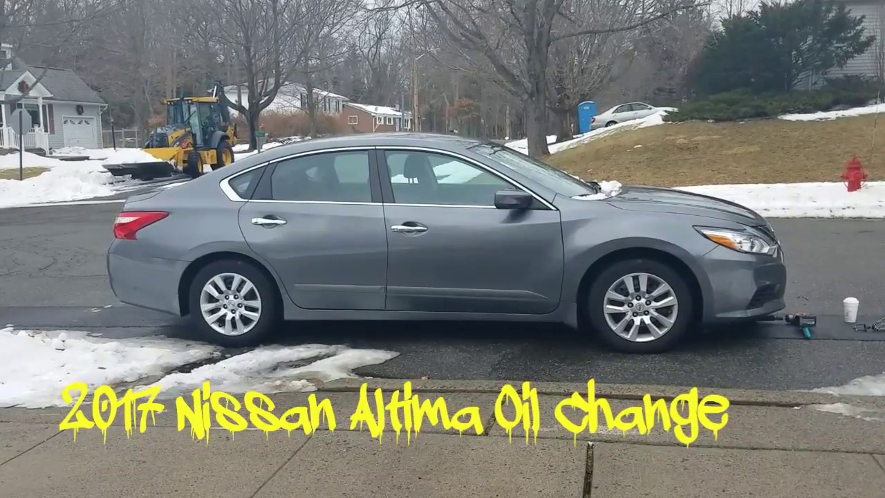 2017 Nissan Altima Oil Change