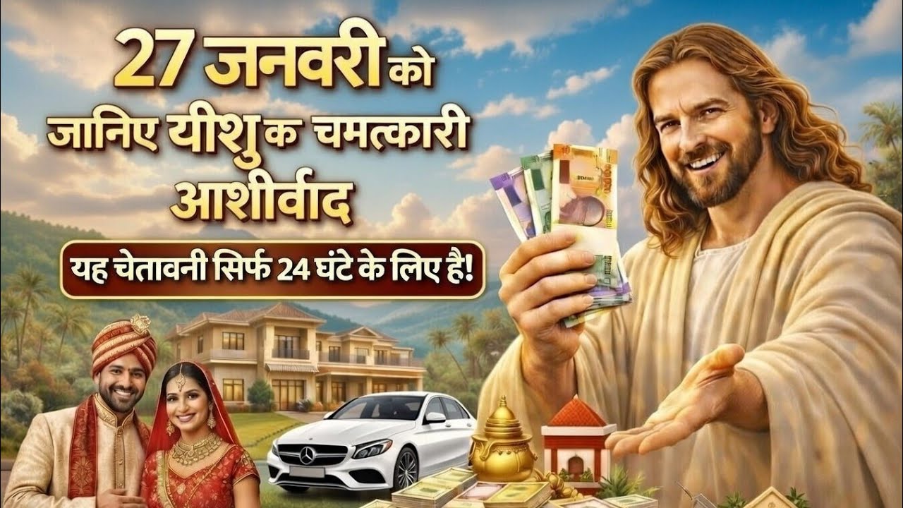 🚨🔴27 जनवरी 2026 का यीशु मसीह का सन्देश | ध्यान से सुनना Jesus Message Today| Universe Message#jesus 