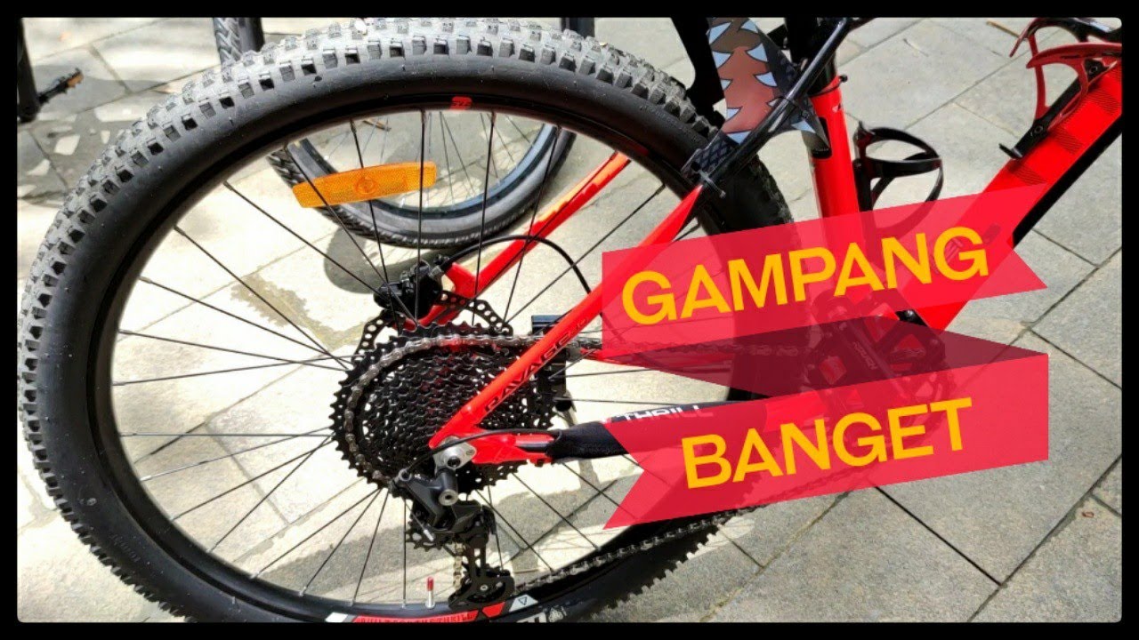 Cara Lepas Pasang Roda Belakang Sepeda yang Memakai As TA Thru Axle