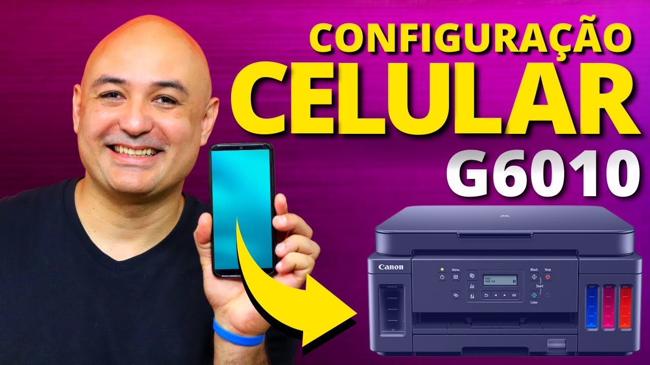 Como configurar impressora Canon G6010 no celular usando wi-fi