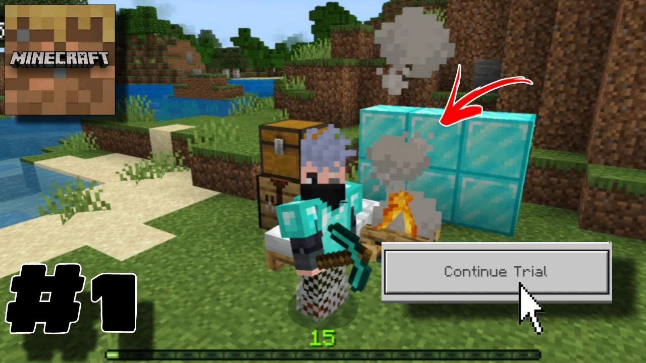 Minecraft Trial Survival Gameplay part 1