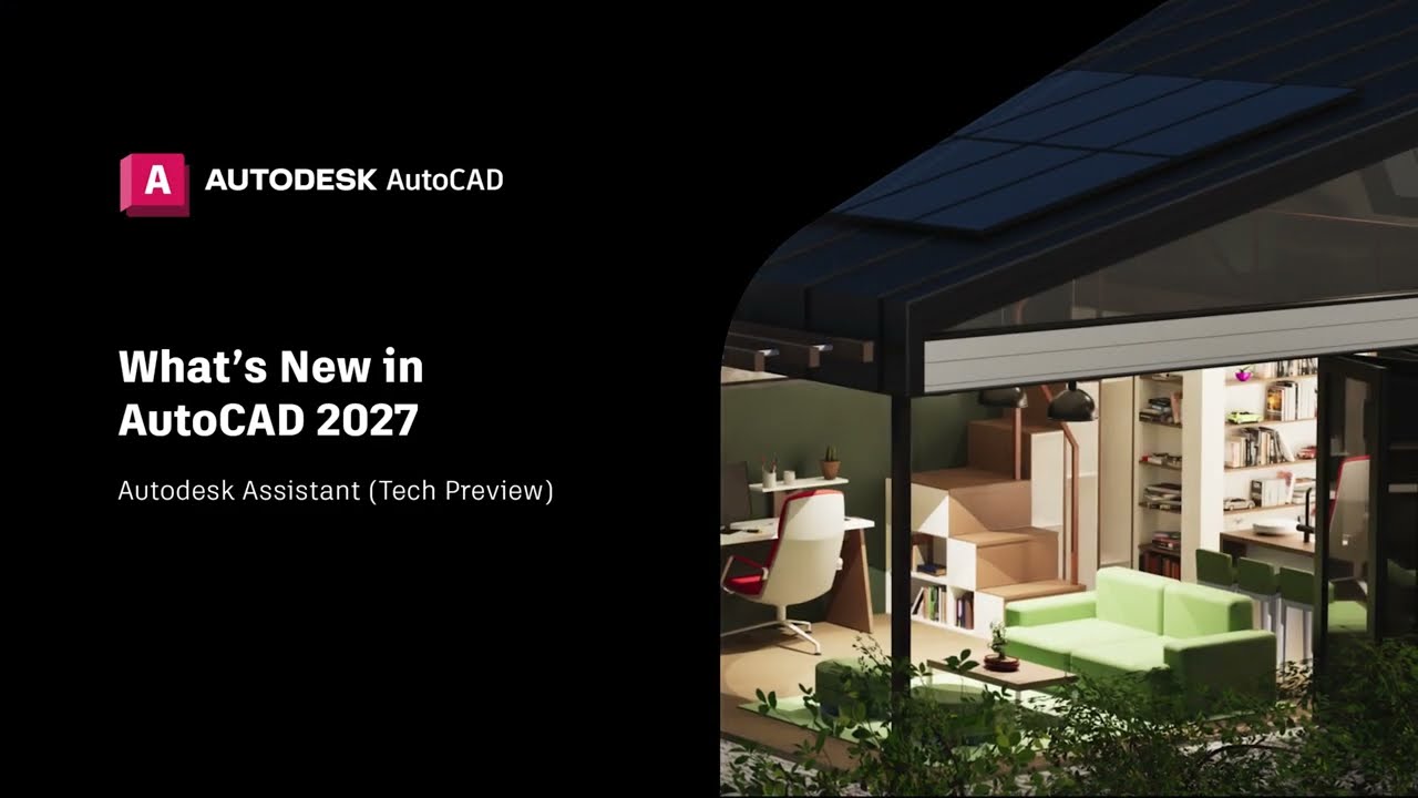 Новый Autodesk Assistant (техническая предварительная версия) | AutoCAD 2027