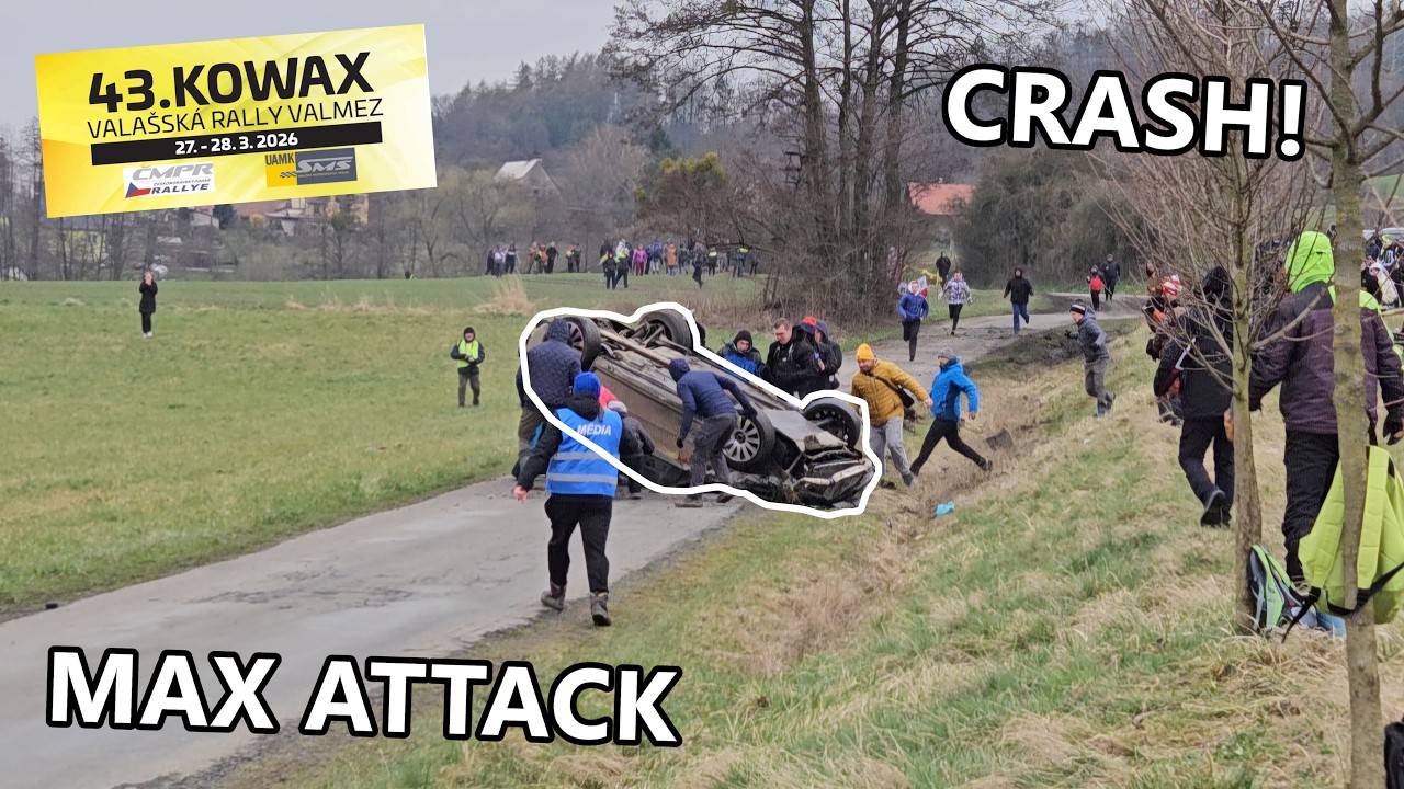 43. KOWAX Valasska Rally Valmez 2026 | CRASH, MAX ATTACK by Mati-Rally