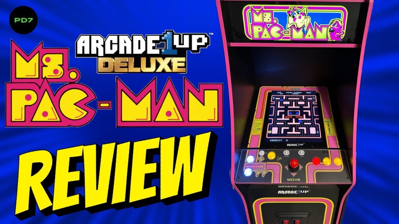 Обзор Arcade1up Ms Pac-Man Deluxe Vault Edition