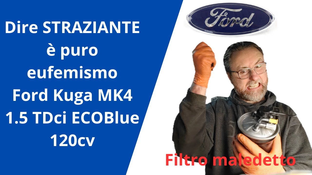Tagliando Ford Kuga ECO Blue 1.5 TDci 120cv ( Che angoscia quel filtro)!