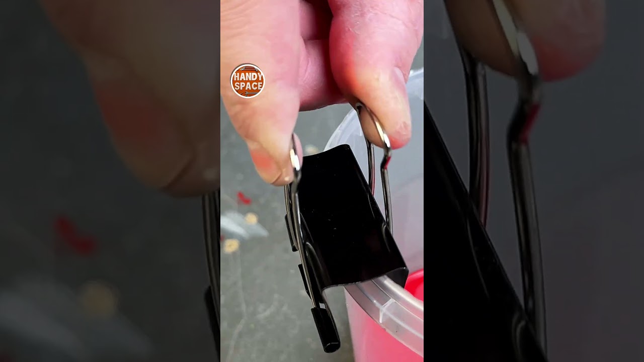Painters&rsquo; Favorite! Binder Clip and Pipe Clamp Hack! #painting #art