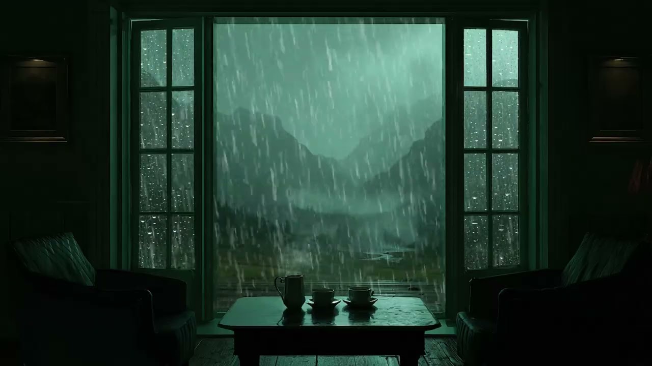 Gentle Rain for a Peaceful Night | Deep Sleep and Calm Mind