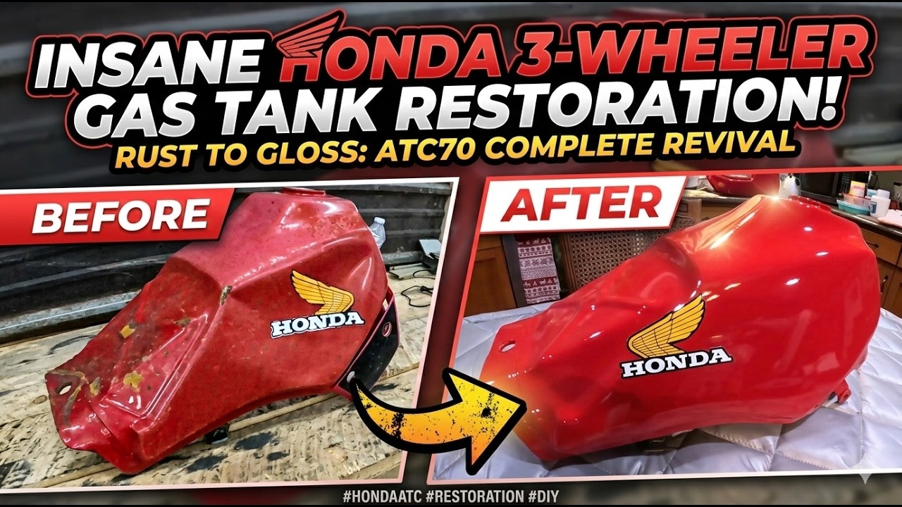 I made this Honda tank look new for under $100